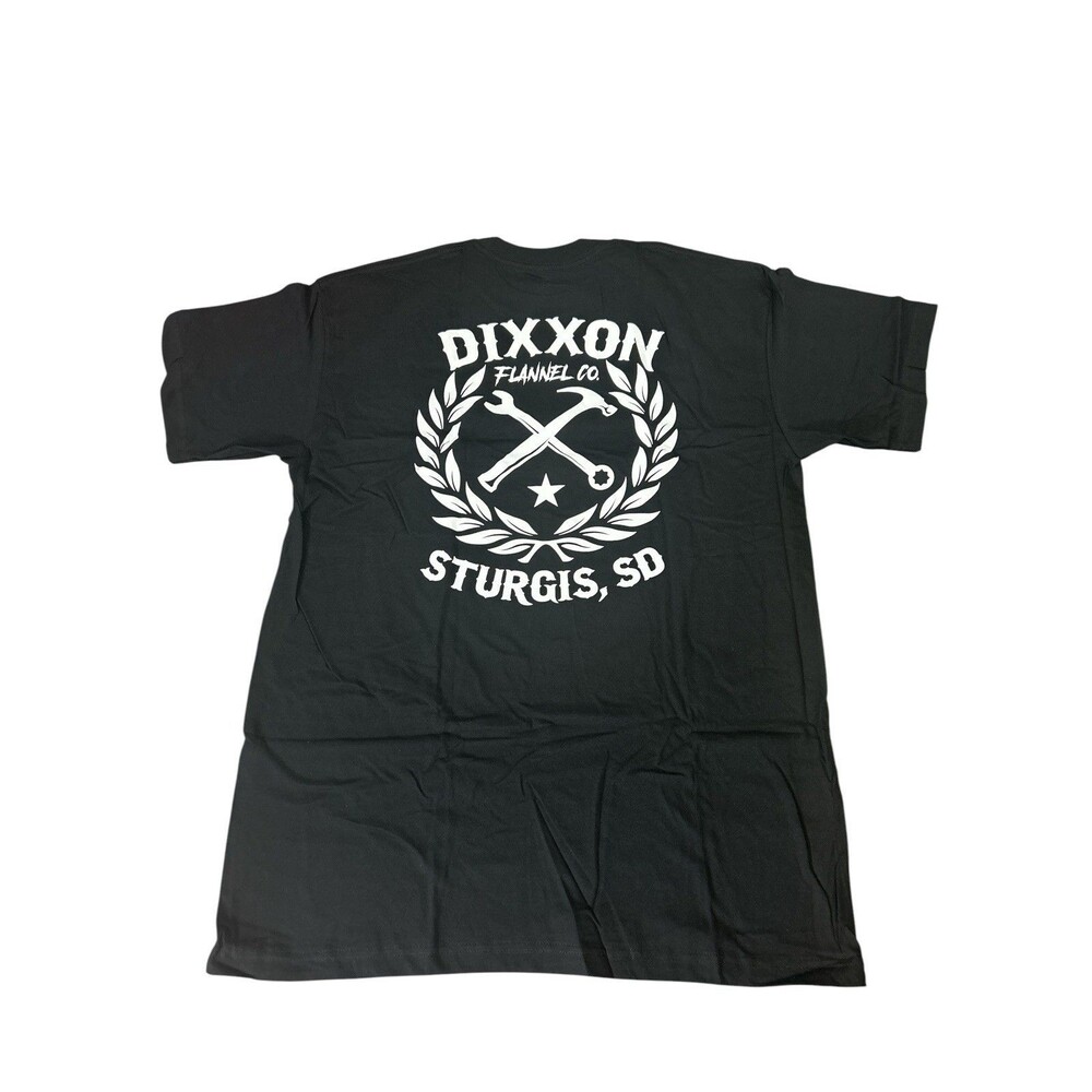 Dixxon Flannel Co Sturgis SD T-Shirt Mens XL  Black Graphic Tee Biker NWT